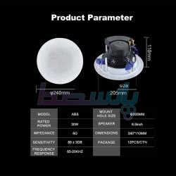 باند قابل حمل - اکو همراه|بلندگو سقفی METALAX M618|3,990,000 تومان