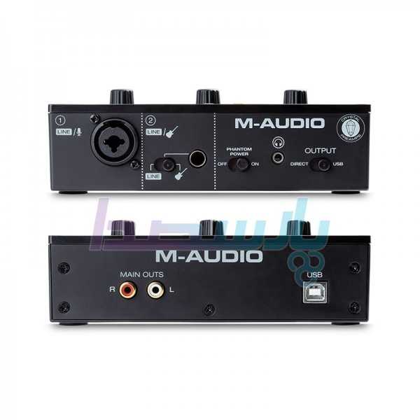 پکیج استودیویی و کارت صدا|کارت صدا M-AUDIO M-TRACK Solo II|11,200,000 تومان
