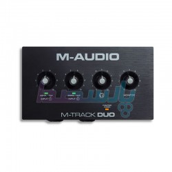 پکیج استودیویی و کارت صدا|کارت صدا M-AUDIO M-Track Duo|13,300,000 تومان