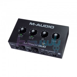 پکیج استودیویی و کارت صدا|کارت صدا M-AUDIO M-Track Duo|13,300,000 تومان