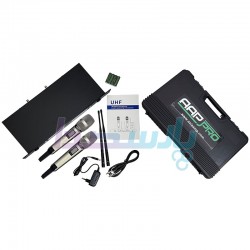 میکروفن بیسیم دستی و یقه|میکروفن بیسیم 2 کانال دستی AAP PRO M900HH|28,750,000 تومان