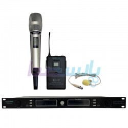 میکروفن بیسیم دستی و یقه|میکروفون بیسیم 2 کانال SHURE BLX288/SM58 (هایکپی)|43,500,000 تومان