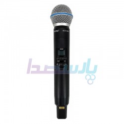 میکروفن بیسیم دستی و یقه|میکروفون تک کانال طرح شور SHURE SLXD2/BETA58|11,500,000 تومان