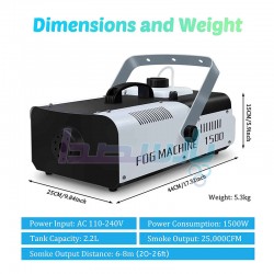 دستگاه بخار|دستگاه مه ساز 1500 وات PRO 1500W|12,000,000 تومان