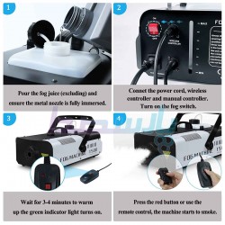 دستگاه بخار|دستگاه مه ساز 1500 وات PRO 1500W|12,000,000 تومان