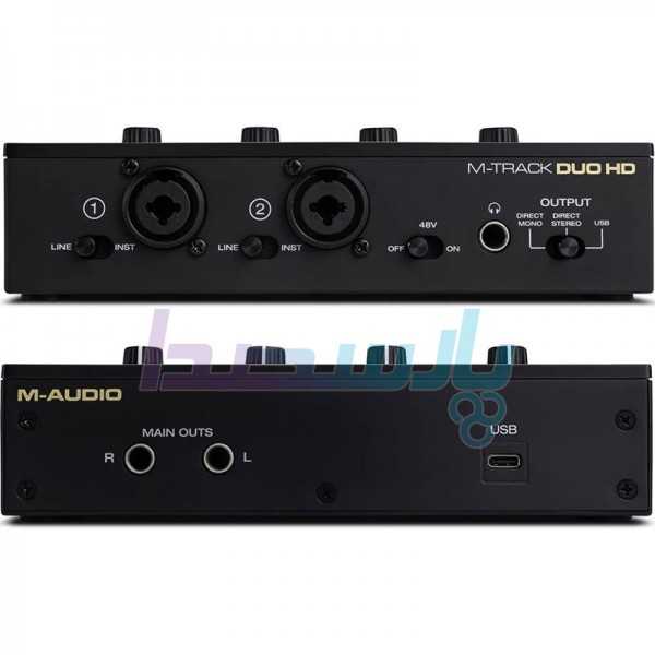 پکیج استودیویی و کارت صدا|کارت صدا M-AUDIO M-Track Duo HD|0 تومان