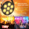 نور استیج|افکت زنبوری گرد 7 کاسه GOLDEN 7x50W|31,800,000 تومان