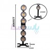 نور استیج|افکت زنبوری ایستاده 6 کاسه Amber 6x50W|31,800,000 تومان