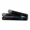 میکروفن بیسیم دستی و یقه|میکروفون بیسیم 2 کانال SHURE BLX88/SM58 (هایکپی)|43,500,000 تومان