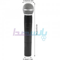 میکروفن بیسیم دستی و یقه|میکروفن بیسیم دستی AAP WM110H|7,500,000 تومان