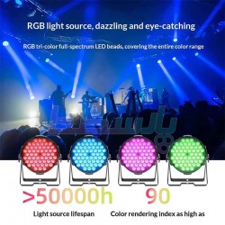 پار ال ای دی|پار ال ای دی 4 کابل PAR LED 54x3W RGB|9,870,000 تومان