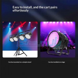 پار ال ای دی|پار ال ای دی 4 کابل PAR LED 54x3W RGB|9,870,000 تومان