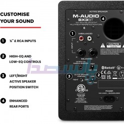 اسپیکر مانیتورینگ|اسپیکر مانیتورینگ M-AUDIO BX3 BT|46,100,000 تومان