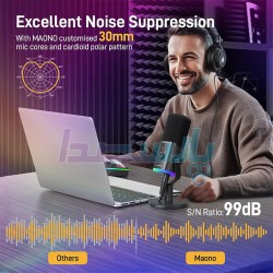 میکروفن استودیویی USB|میکروفون USB داینامیک MAONO PD100X|14,000,000 تومان