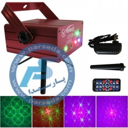 لیزر - فلاشر - افکت LED|لیزر و 30 لنز 2IN1 W
