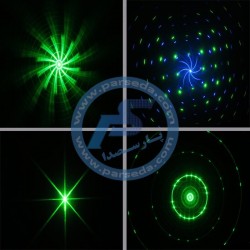 لیزر و رقص نور|لیزر کهکشانی 3 رنگ RGB| تماس بگیرید