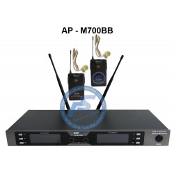 میکروفن بیسیم دستی و یقه|میکروفن بیسیم 2 یقه AAP PRO M700BB|23,000,000 تومان