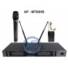 میکروفن بیسیم دستی و یقه|میکروفن بیسیم 2 کانال AAP PRO M700HB|23,000,000 تومان