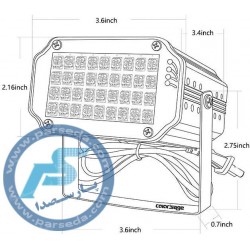 لیزر - فلاشر - افکت LED|فلاشر ال ای دی LED 48W