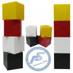 پایه میکروفن و لوازم جانبی|باکس لوگو میکروفن مربعی 6cm|590,000 تومان