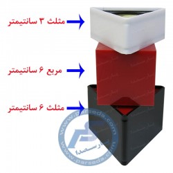 پایه میکروفن و لوازم جانبی|باکس لوگو میکروفن مربعی 6cm|590,000 تومان