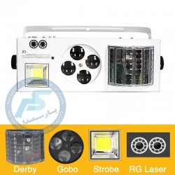 لیزر - فلاشر - افکت LED|لیزر باکس COB 4IN1 W