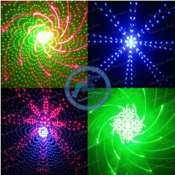 لیزر - فلاشر - افکت LED|لیزر سه لنز گرافیکی کهکشانی METALAX  RGB 3CH