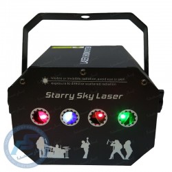 لیزر - فلاشر - افکت LED|لیزر باکس مستطیلی 4کاره COB - 4IN1