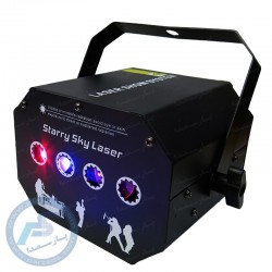 لیزر - فلاشر - افکت LED|لیزر باکس 4 کاره فلشر، مجیک بال، لیزر و بلک لایت 4in1