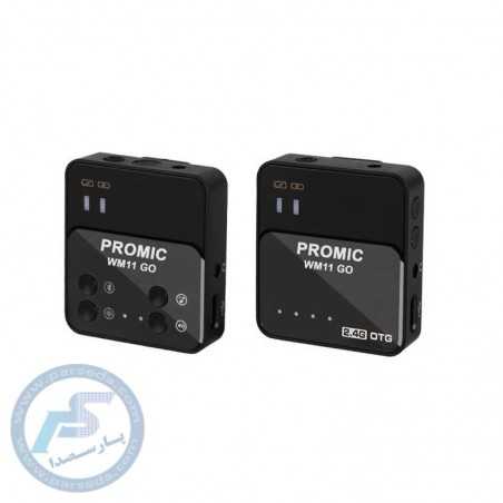 میکروفن بیسیم موبایلی یقه ای PROMIC WM11 GO