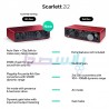 پکیج استودیویی و کارت صدا|کارت صدا Focusrite Scarlett 2i2 4th Gen