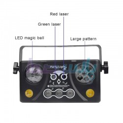 لیزر - فلاشر - افکت LED|لیزر باکس 5 کاره 5IN1 CODE09|2,660,000 تومان