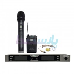 میکروفن بیسیم دستی و یقه|میکروفن بیسیم 2 کانال AAP PRO M700HB|23,000,000 تومان