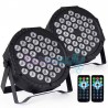 پار ال ای دی|پارلایت ریموت دار PAR LED 36x1W فولکالر|3,110,000 تومان