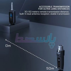 میکروفن بیسیم دستی و یقه|مبدل صوت وایرلس DYNAPRO U110|1,950,000 تومان