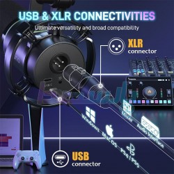 میکروفن استودیویی USB|میکروفن USB استودیویی MAONO PD200X|17,100,000 تومان