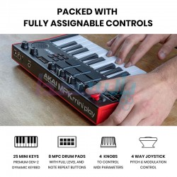 میدی کنترلر|میدی کنترلر AKAI MPK MINI PLAY MK3|14,400,000 تومان