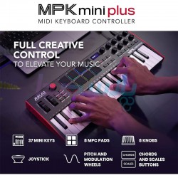 میدی کنترلر|میدی کنترلر AKAI MPK MINI PLUS|18,900,000 تومان