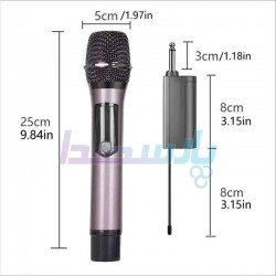 میکروفن بیسیم دستی و یقه|میکروفون بیسیم شارژی NS D6|8,600,000 تومان