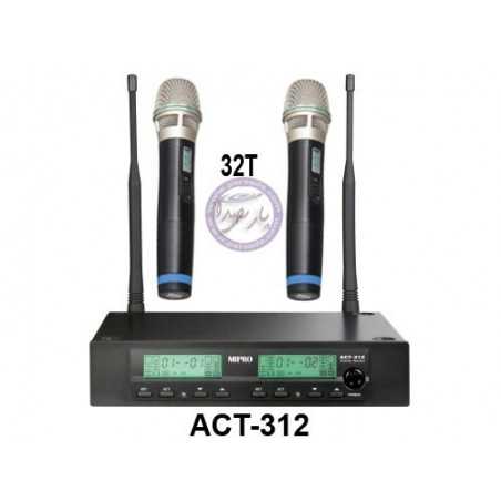 میکروفون 2 دستی MIPRO-ACT312B