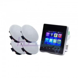 امپلی فایر دیواری|امپلیفایر دیواری 2.8 اینچ 4 کانال METALAX PA340B|11,300,000 تومان