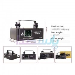 لیزر و رقص نور|لیزر خطی فول کالر ریموت دار RGB500|8,910,000 تومان