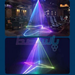 لیزر و رقص نور|لیزر خطی فول کالر ریموت دار RGB500|8,910,000 تومان