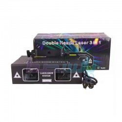 لیزر و رقص نور|لیزر خطی 2 دهنه فول کالر ریموت دار 2xRGB|12,780,000 تومان