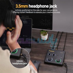 پکیج استودیویی و کارت صدا|کارت صدا ماونو MAONO PS22 LITE|8,500,000 تومان